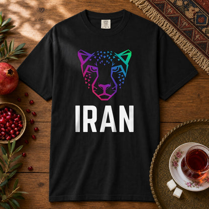 Persian Cheetah Premium Tee - Black
