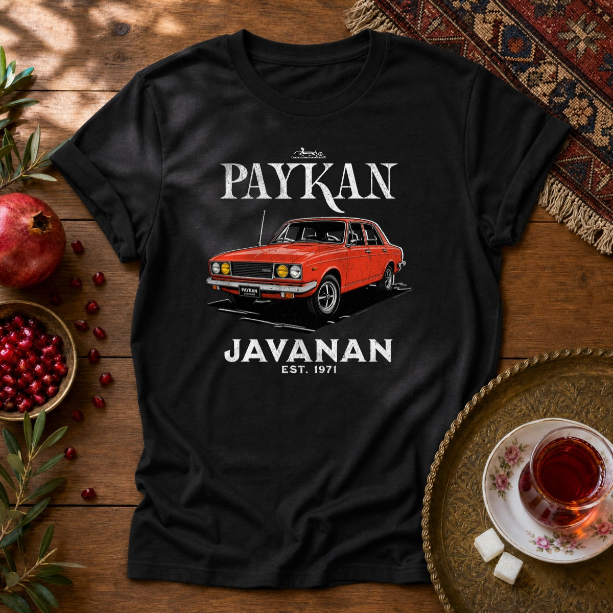 Paykan Javanan Unisex T-Shirt - Black