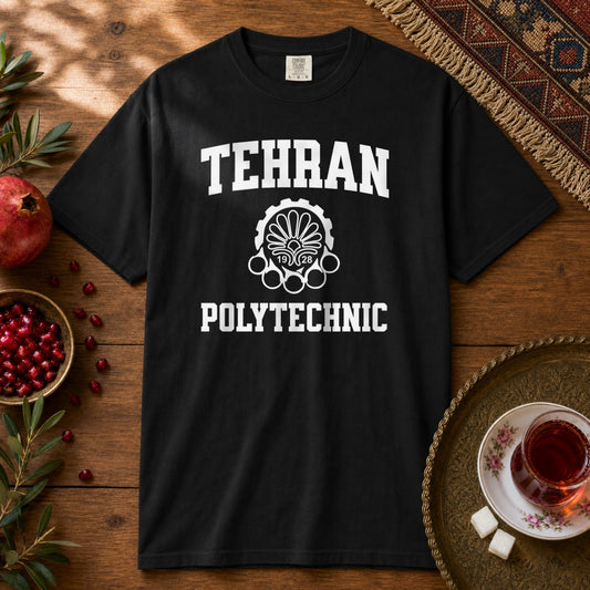 Tehran Polytechnic Premium Tee - Black