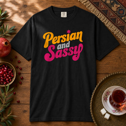 Persian and Sassy Premium Tee - Black