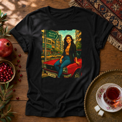 Paykan Girl Unisex T-Shirt - Black