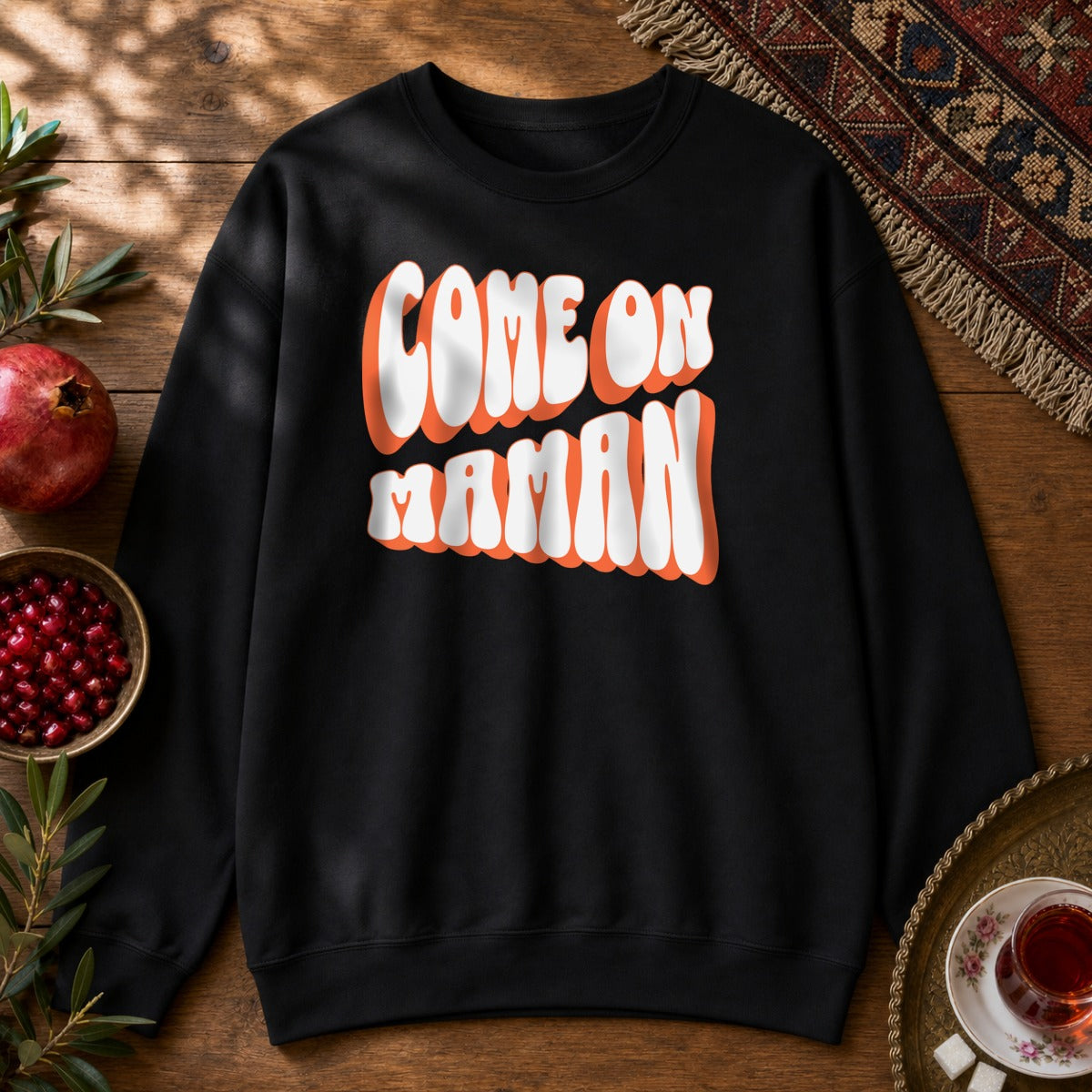 Come On Maman Sweatshirt - Black