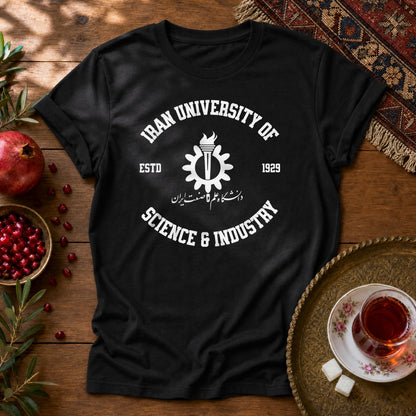Iran University of Science and Technology Unisex T-Shirt - Black