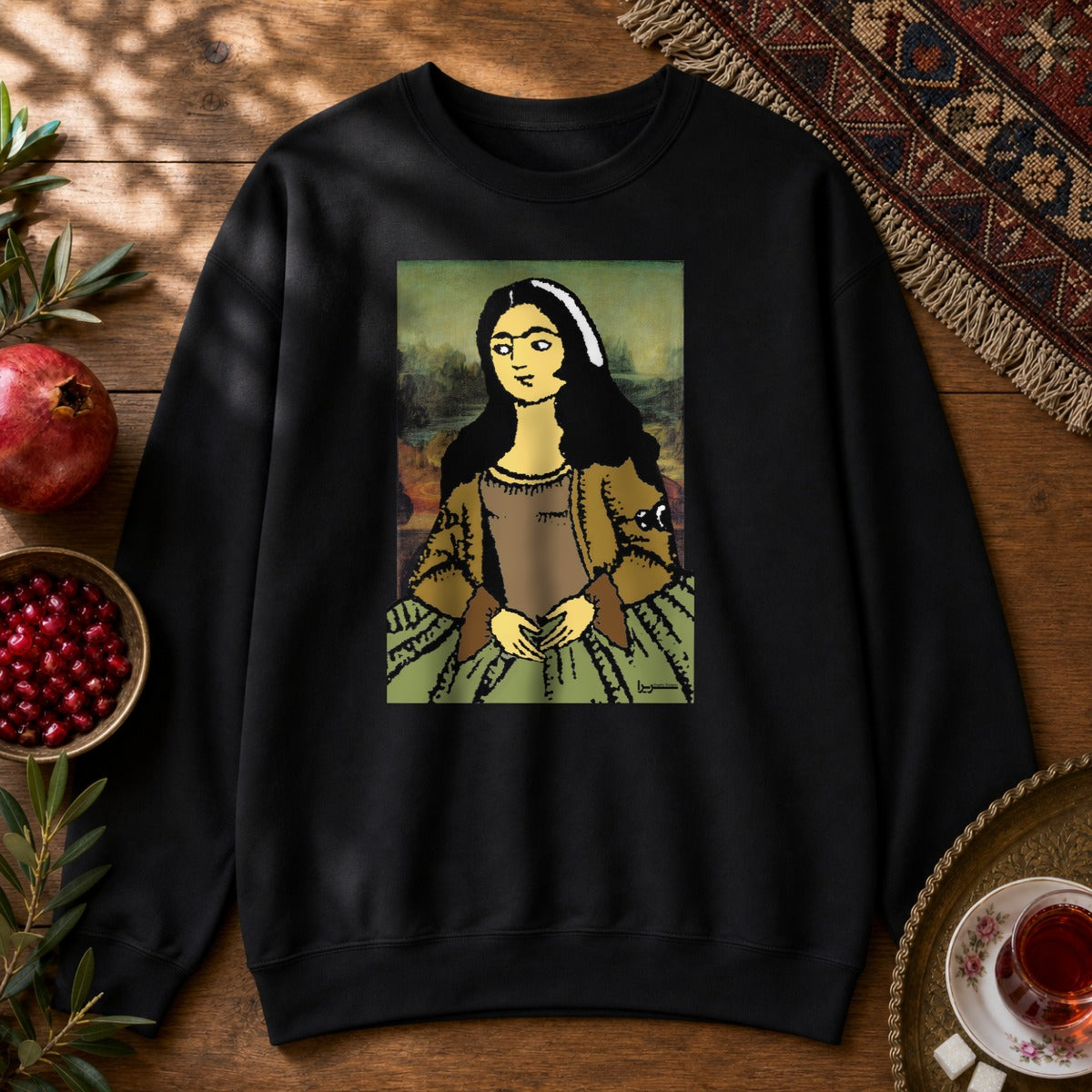 Mona Lisa Sweatshirt - Black