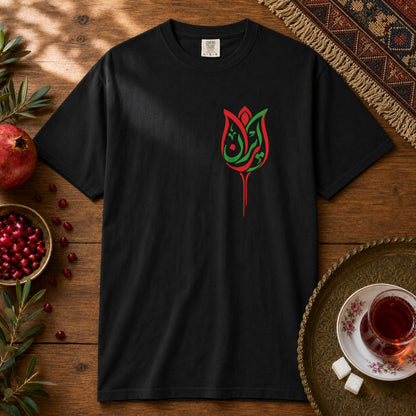 Iran Laleh Premium Tee - Black