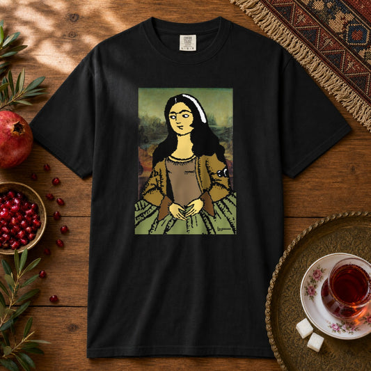 Mona Lisa Premium Tee - Black