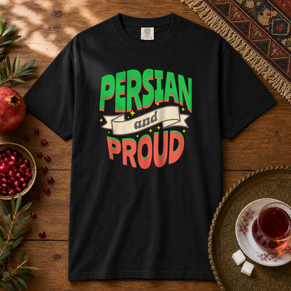 Persian & Proud Premium Tee - Black