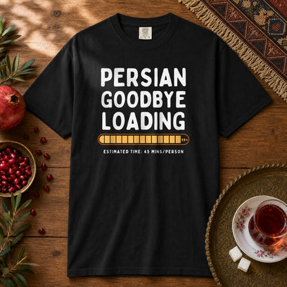 Persian Goodbye Loading Premium Tee - Black
