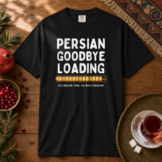 Persian Goodbye Loading Premium Tee - Black