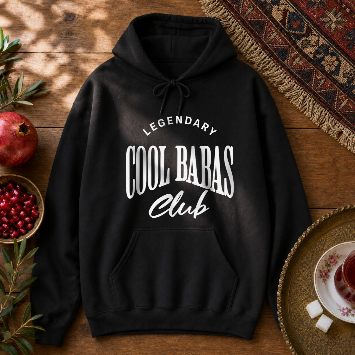 Cool Babas Club Hoodie - Black
