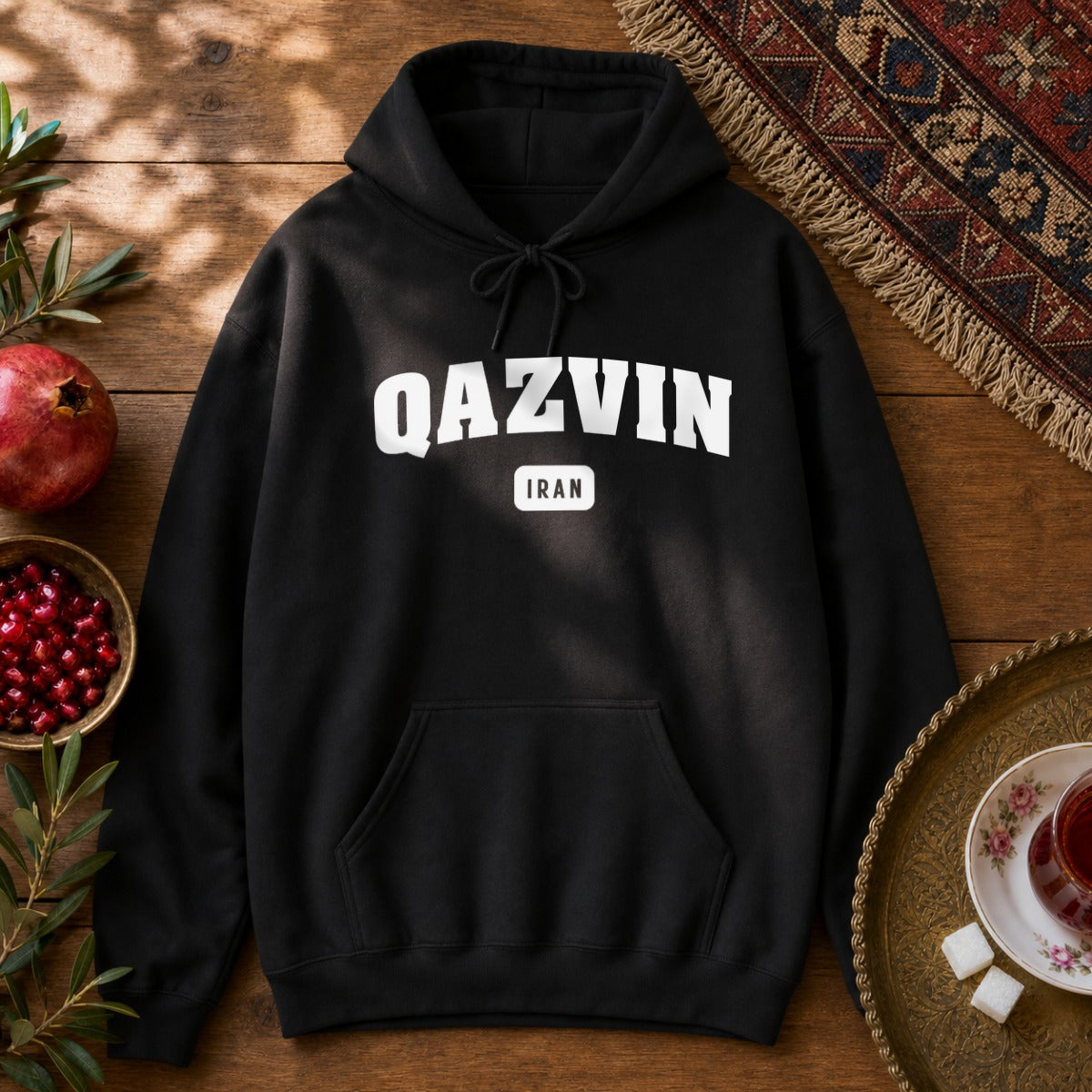 Qazvin Hoodie - Black