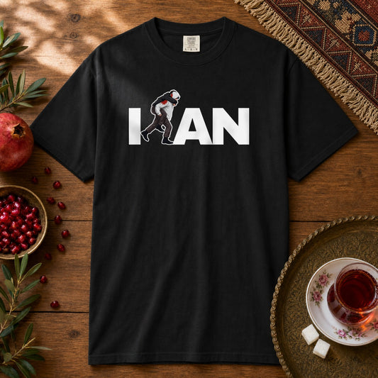 Iran's Fighter (Hamid Mahdavi) Premium Tee - Black