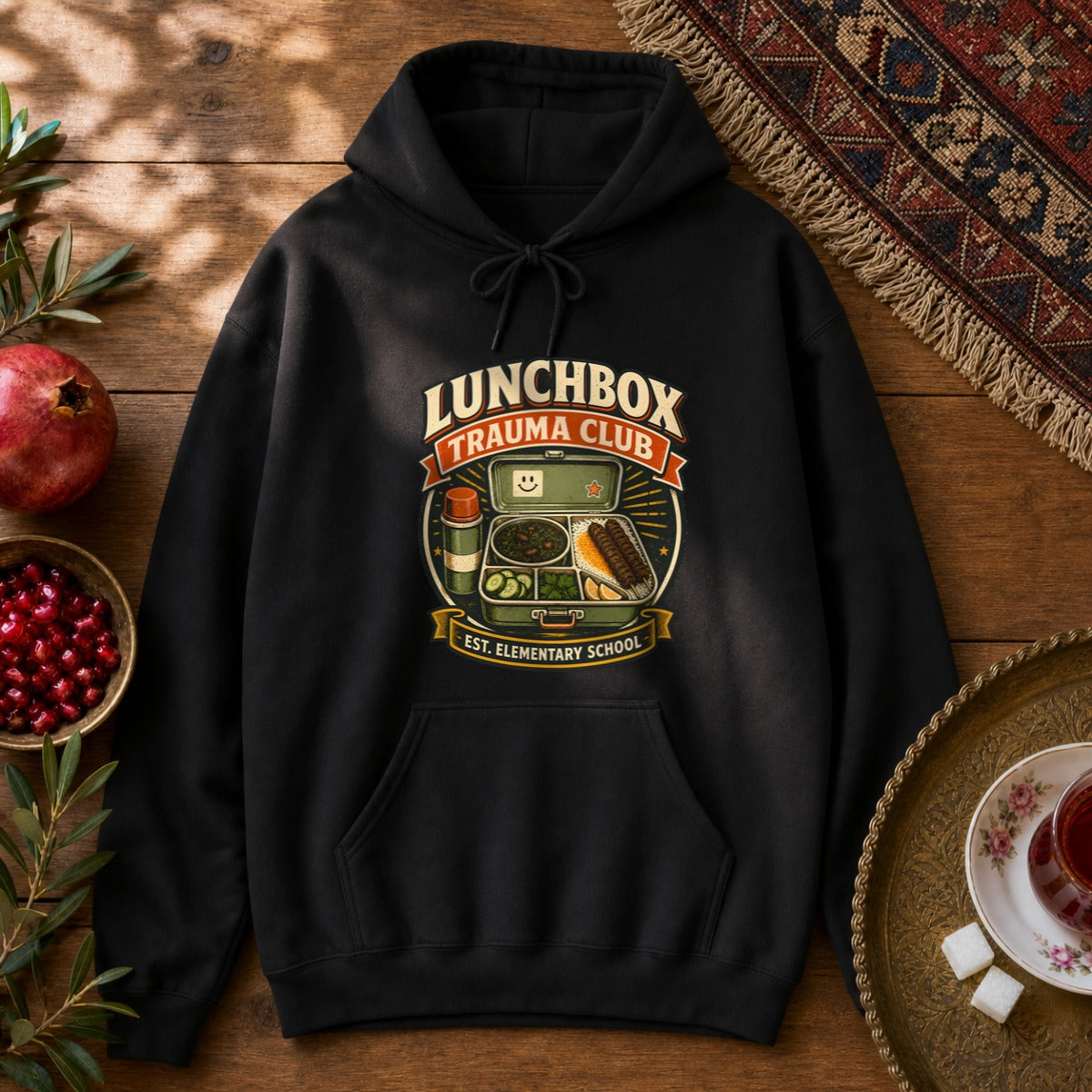 Lunchbox Trauma Club Hoodie - Black