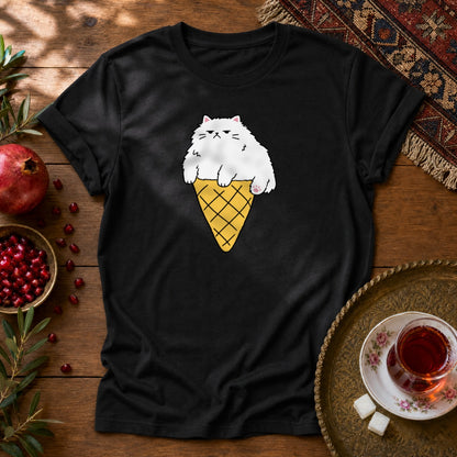 Persian Ice Cream Cone Unisex T-Shirt - Black