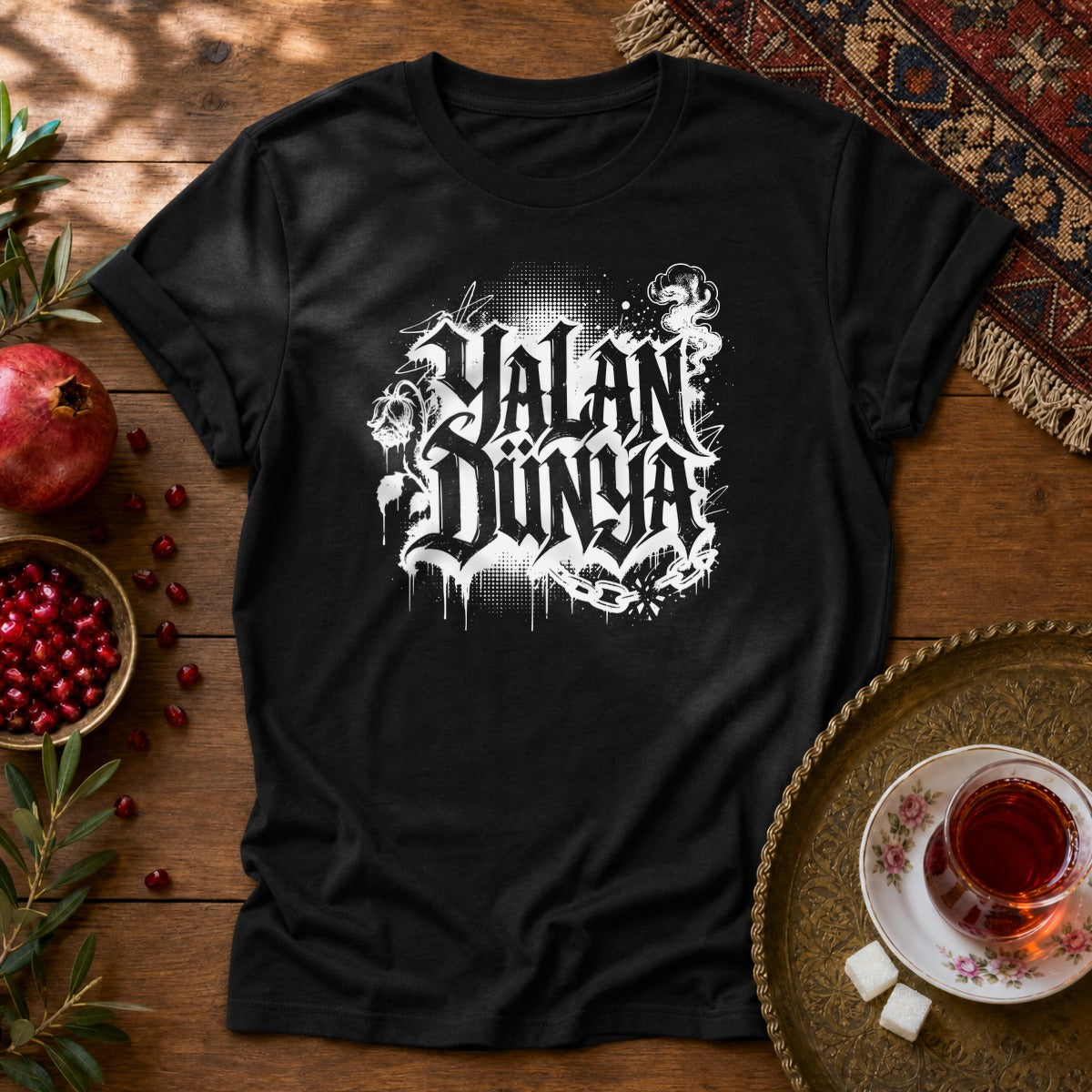 Yalan Dunya Unisex T-Shirt - Black
