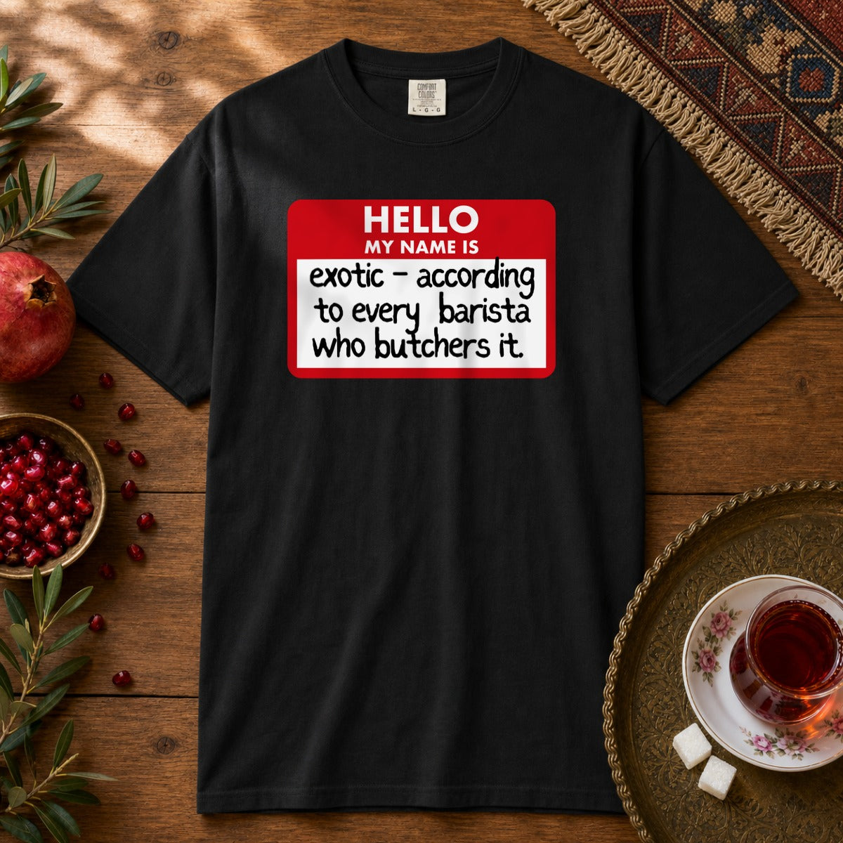 My Name Is Exotic Premium Tee - Black