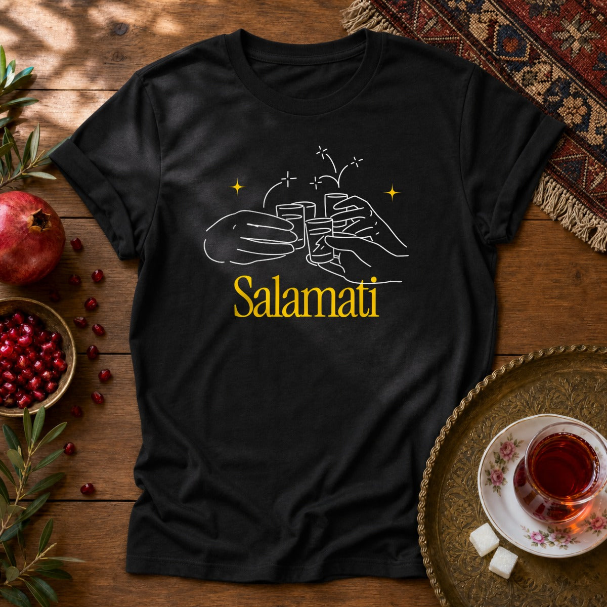 Salamati Shots Unisex T-Shirt - Black