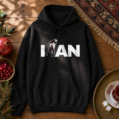 Iran's Fighter (Hamid Mahdavi) Hoodie - Black
