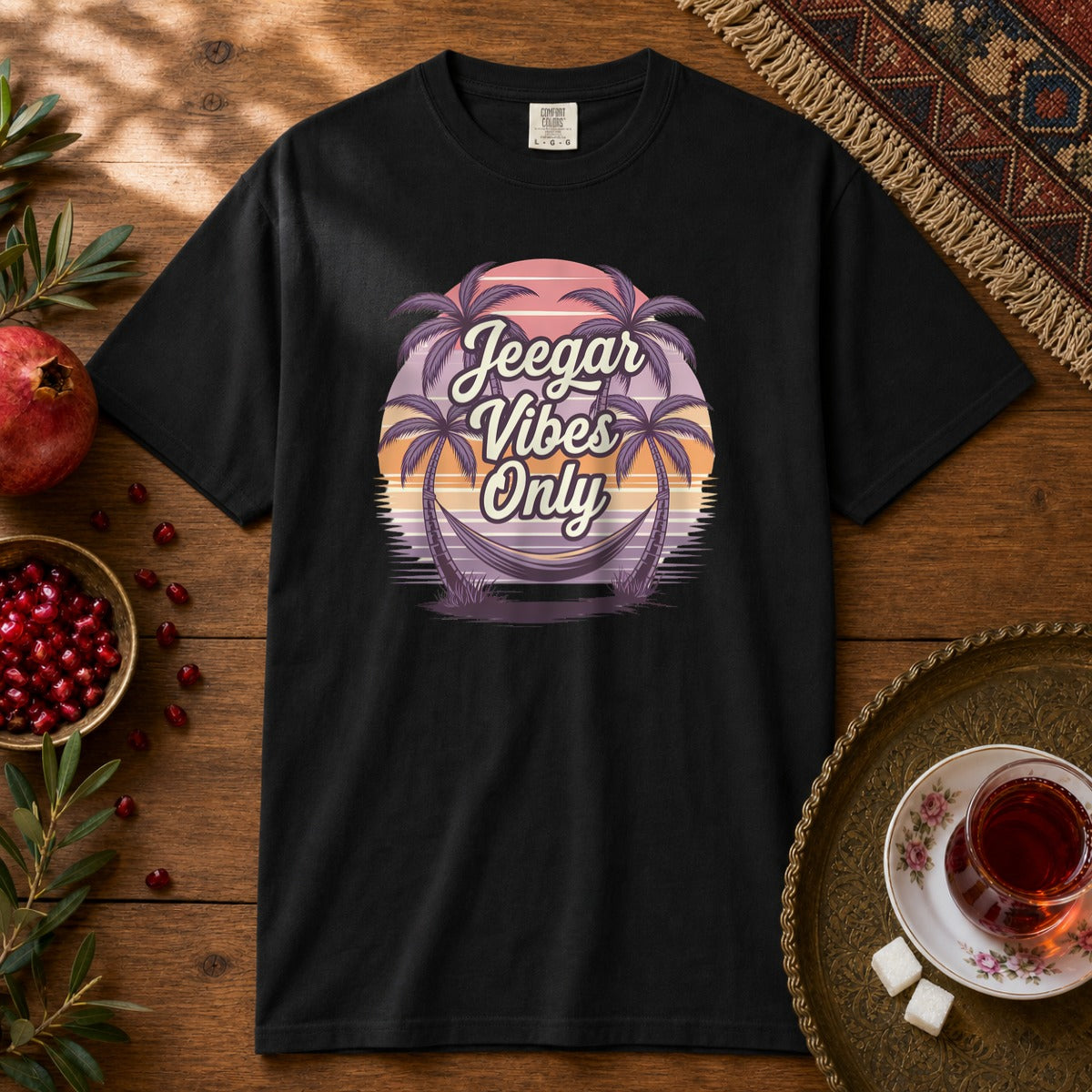 Jeegar Vibes Only Premium Tee - Black