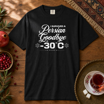 Persian Goodbye Survivor Premium Tee - Black