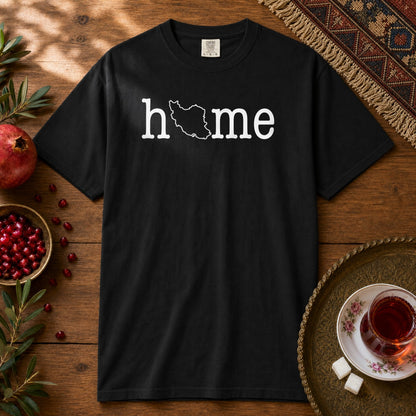 Iran Home Map Premium Tee - Black