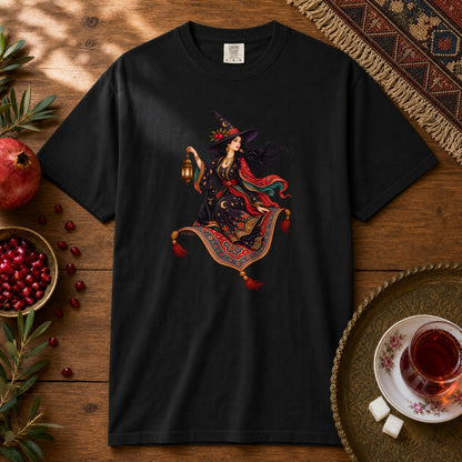 Witch and the Magic Carpet Premium Tee - Black