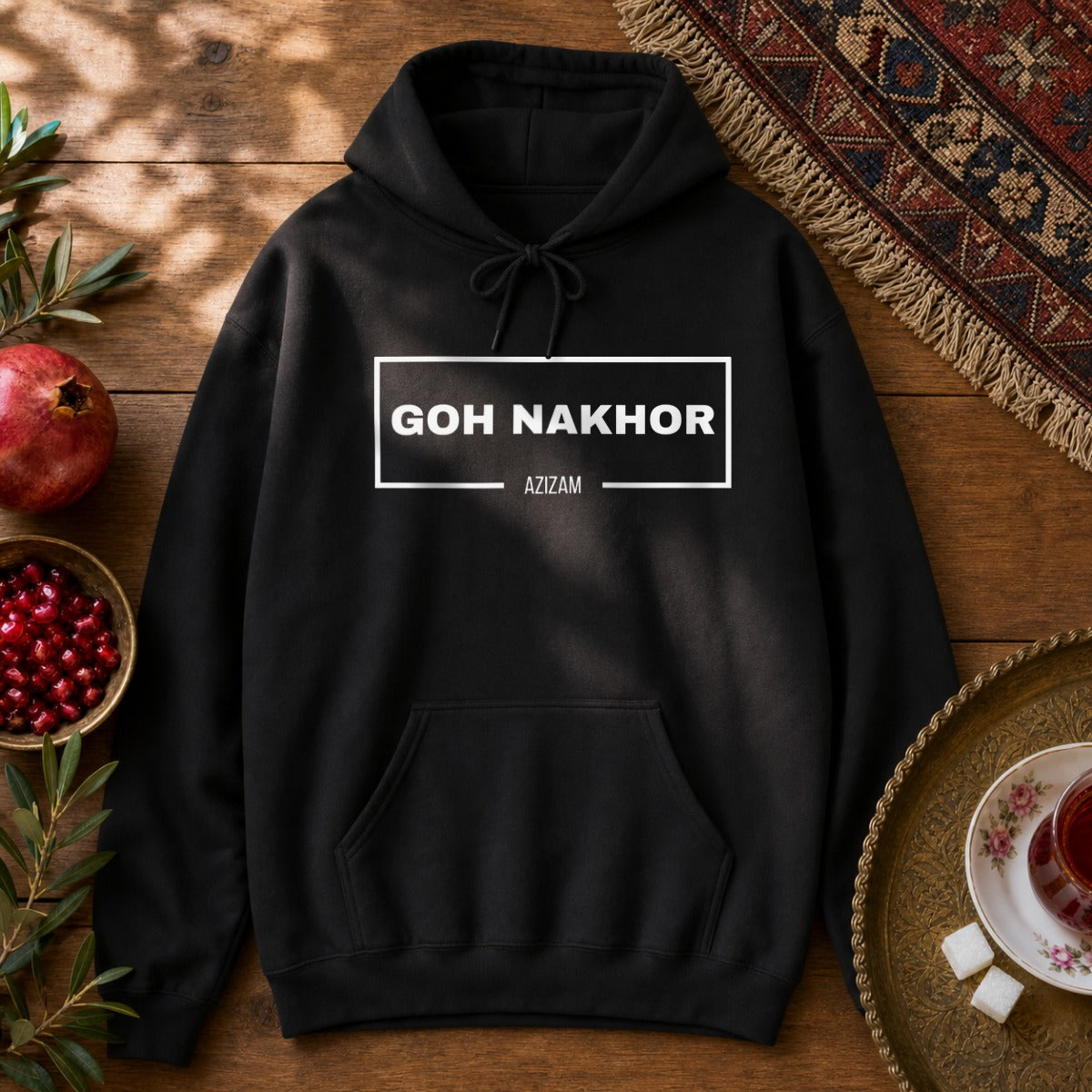 Goh Nakhor Hoodie - Black