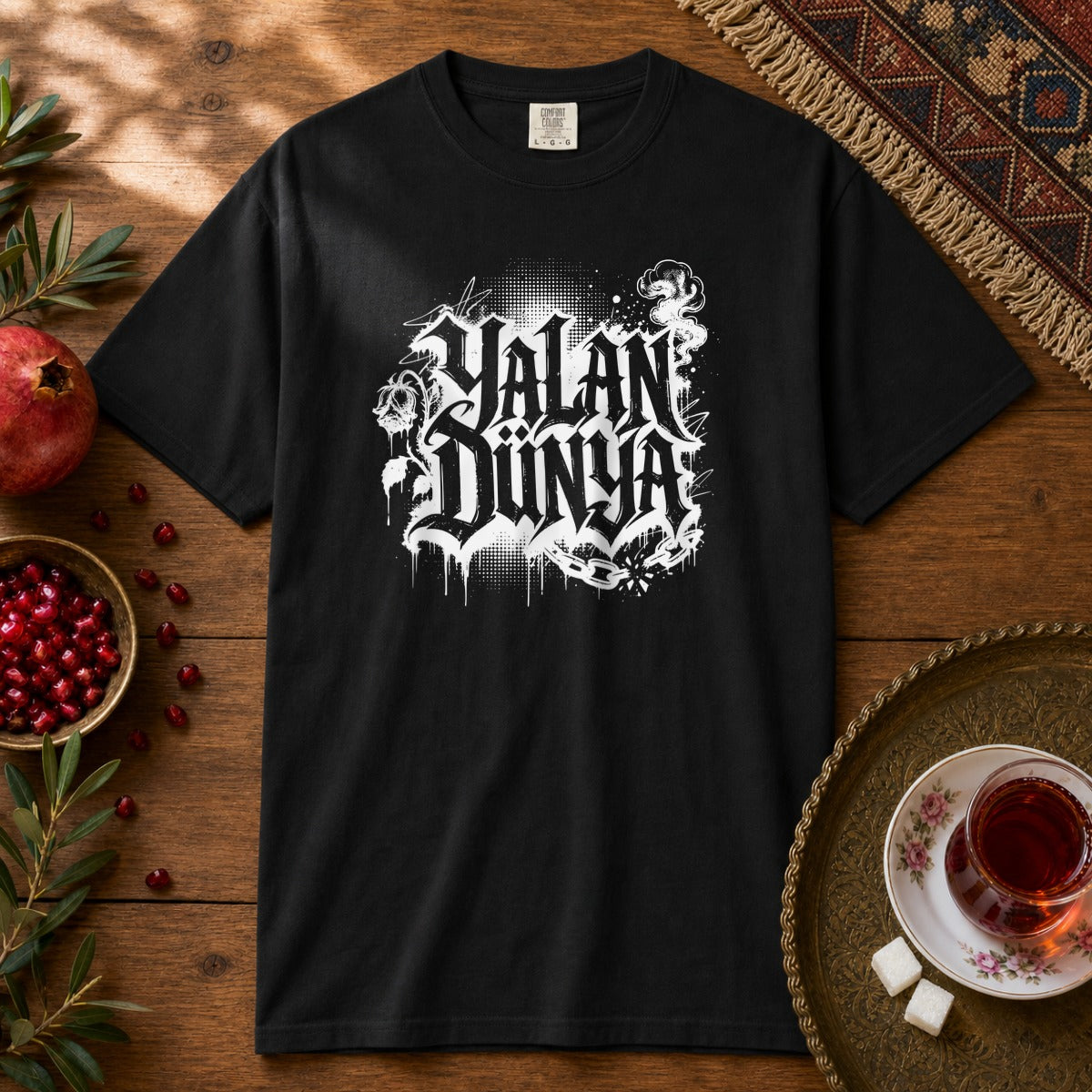 Yalan Dunya Premium Tee - Black