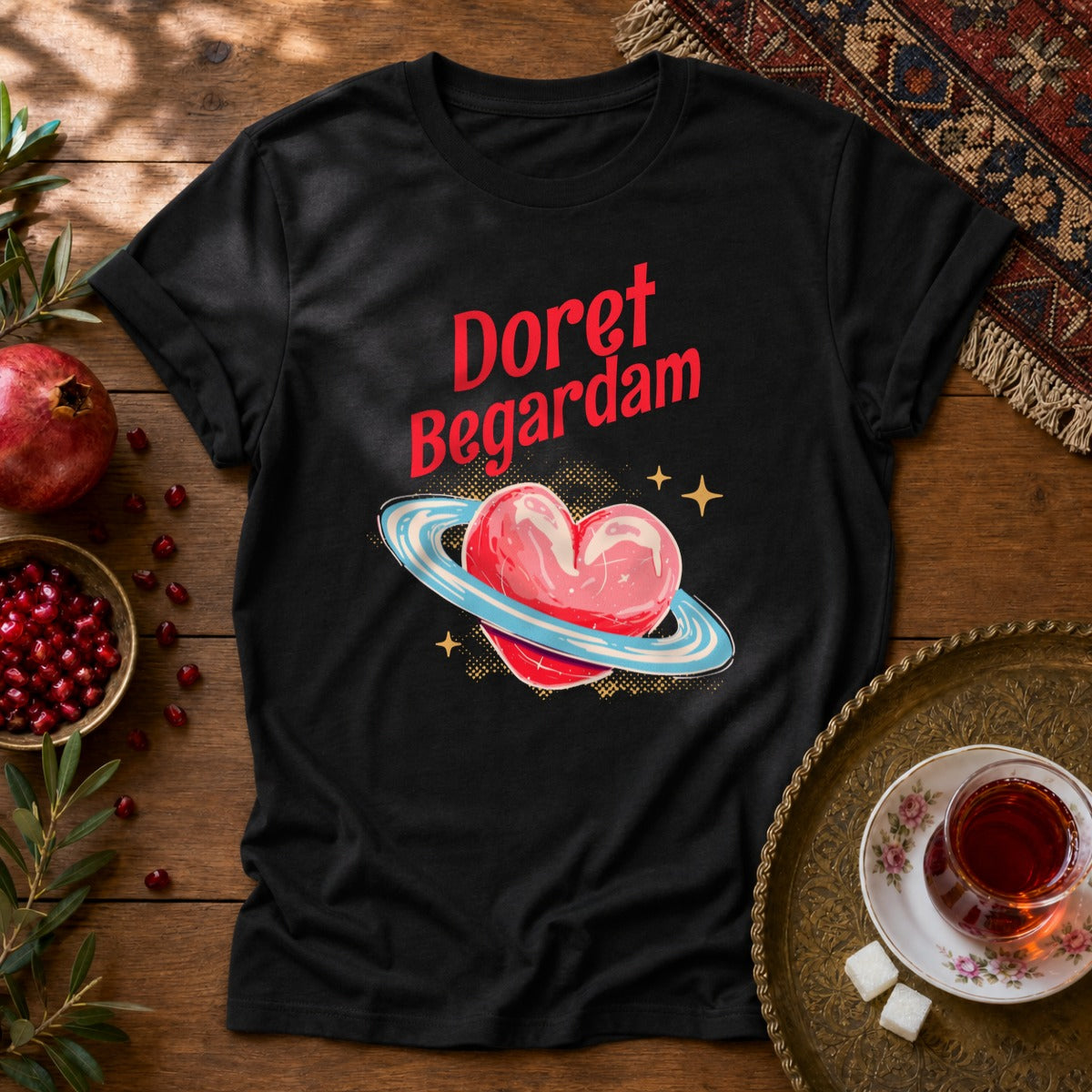 Doret Begardam Unisex T-Shirt - Black