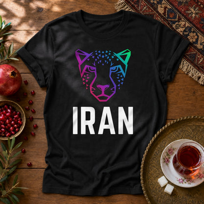 Persian Cheetah Unisex T-Shirt - Black