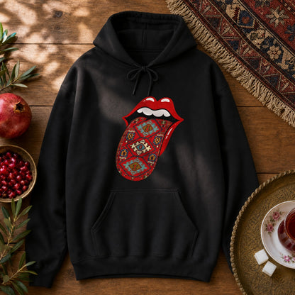 Hot Lips Hoodie - Black