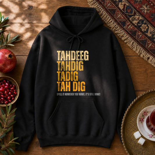 Spelling Tahdeeg Hoodie - Black