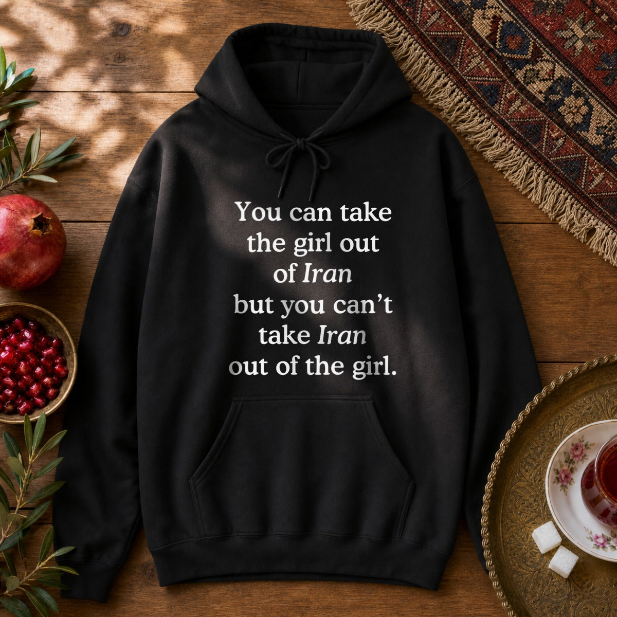 Girl out of Iran Hoodie - Black