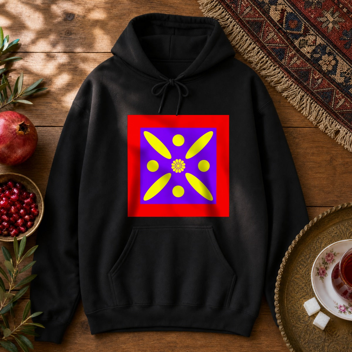 Derafshe Kaviani Hoodie - Black