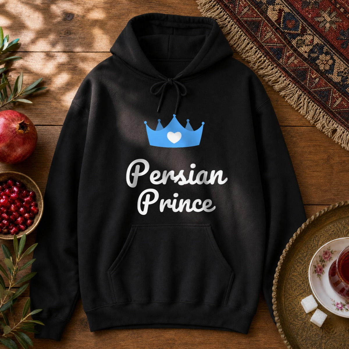 Persian Prince Hoodie - Black