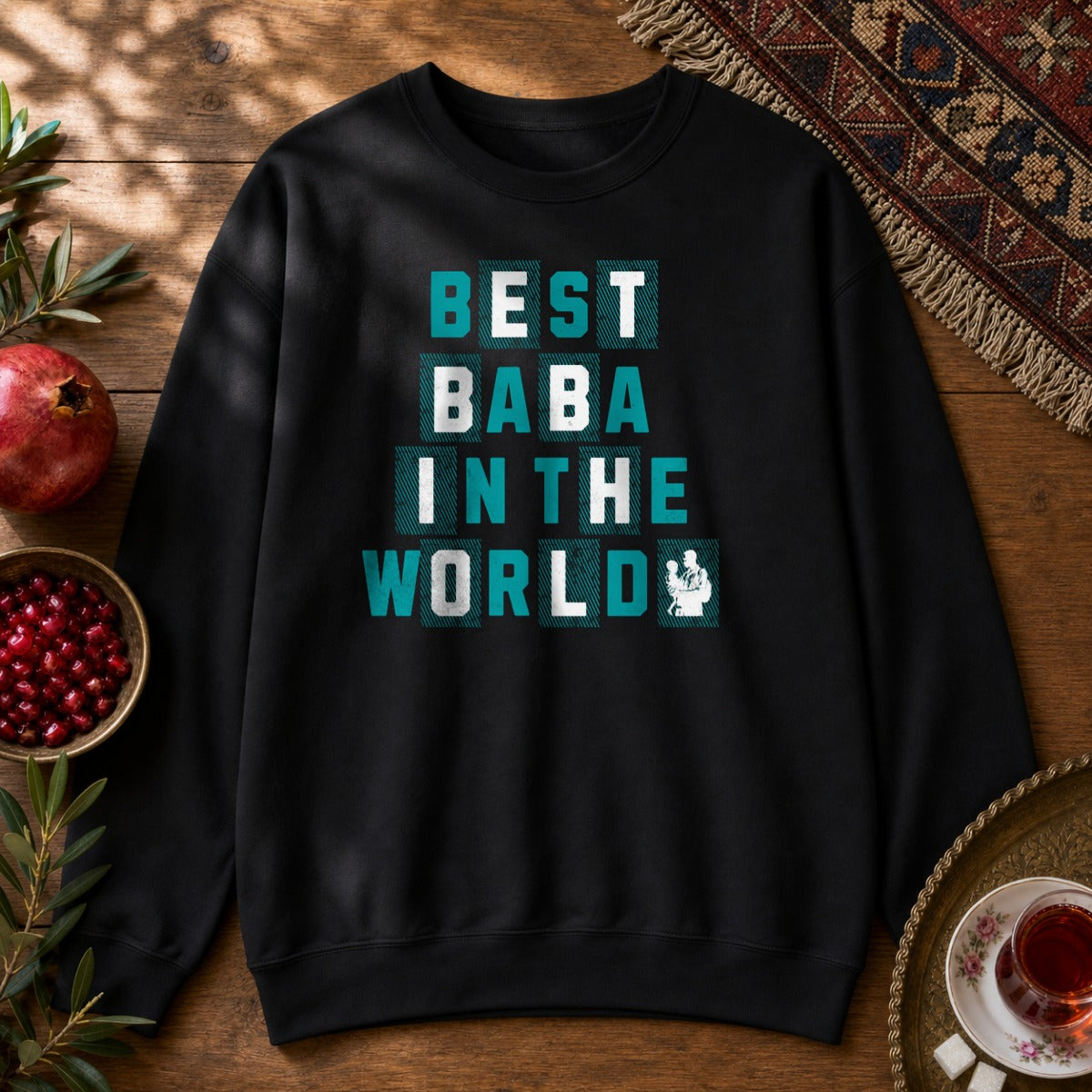 Best Baba in the World Sweatshirt - Black