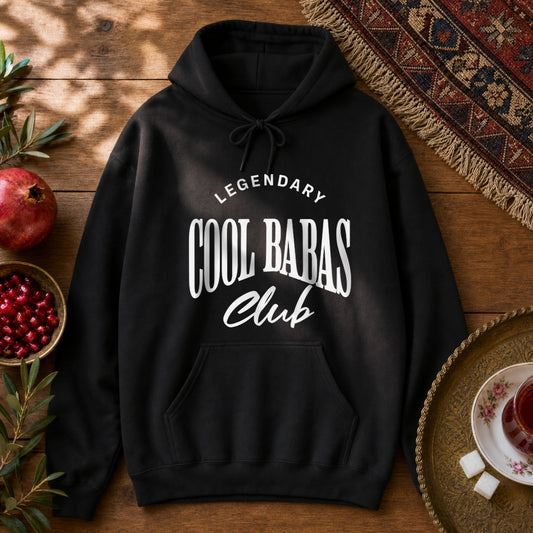 Cool Babas Club Hoodie - Black