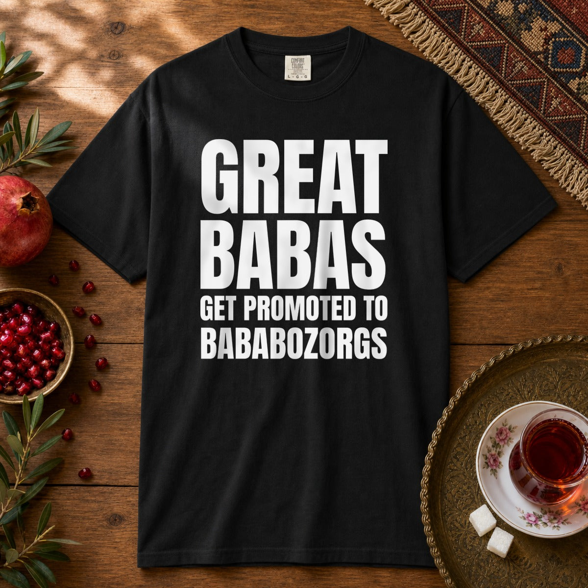 Great Babas Get Promoted to Bababozorgs  Premium Tee - Black