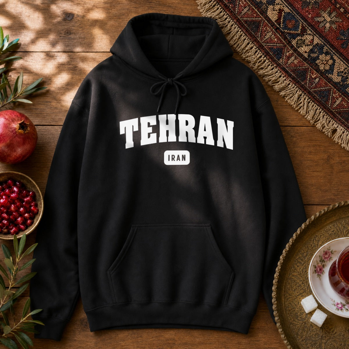 Tehran Hoodie - Black