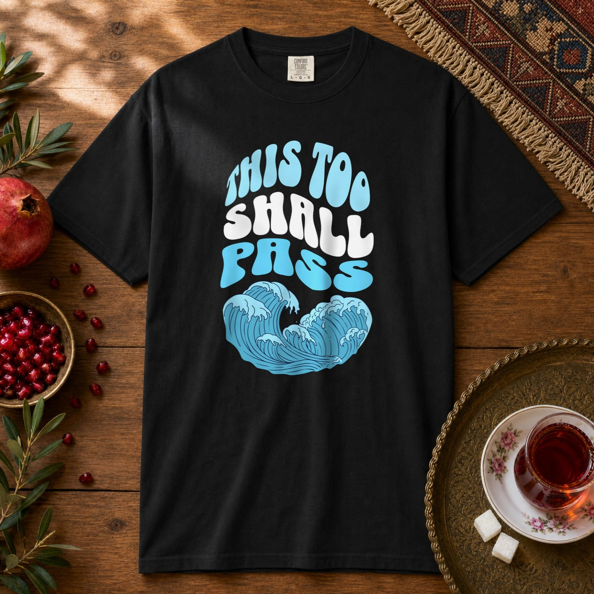 This too shall pass Premium Tee - Black