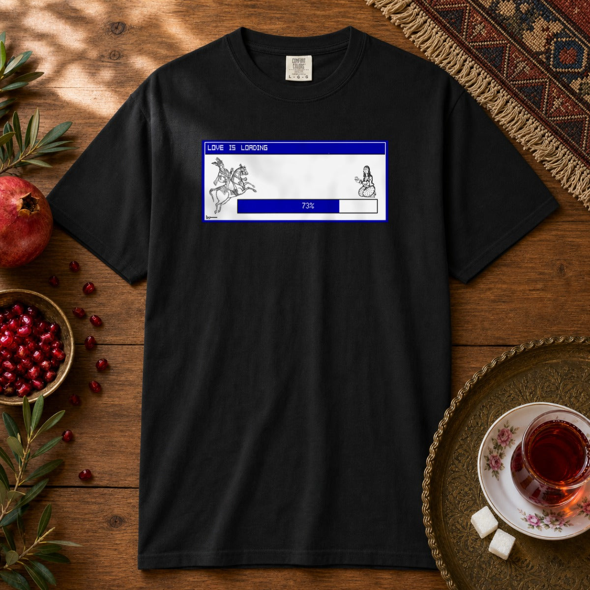 Love is Loading Premium Tee - Black