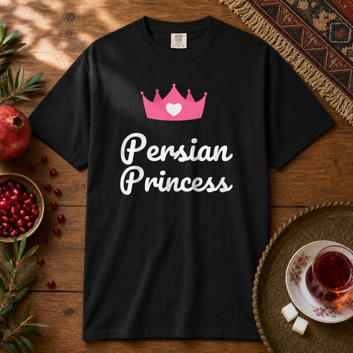 Persian Princess Premium Tee - Black