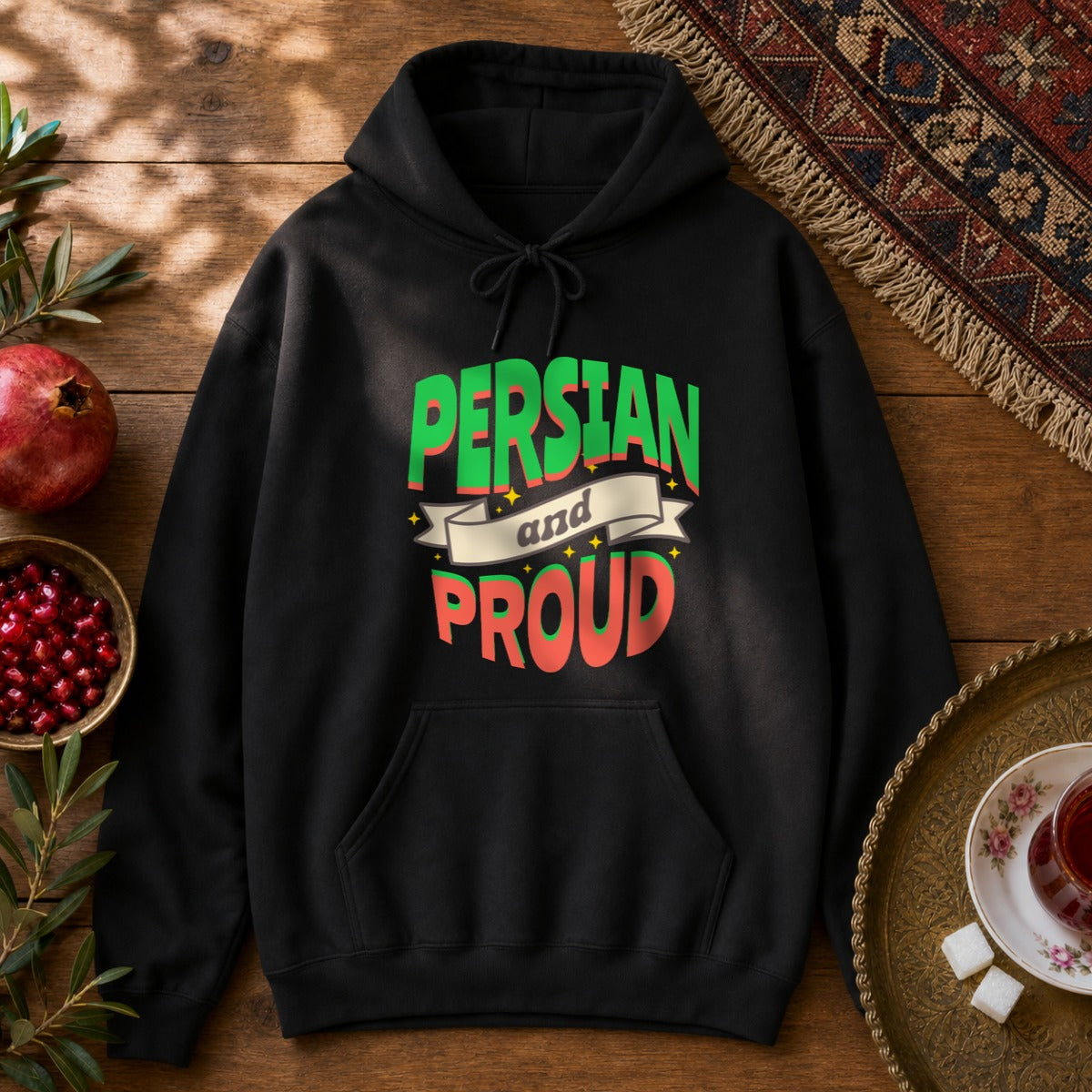 Persian & Proud Hoodie - Black