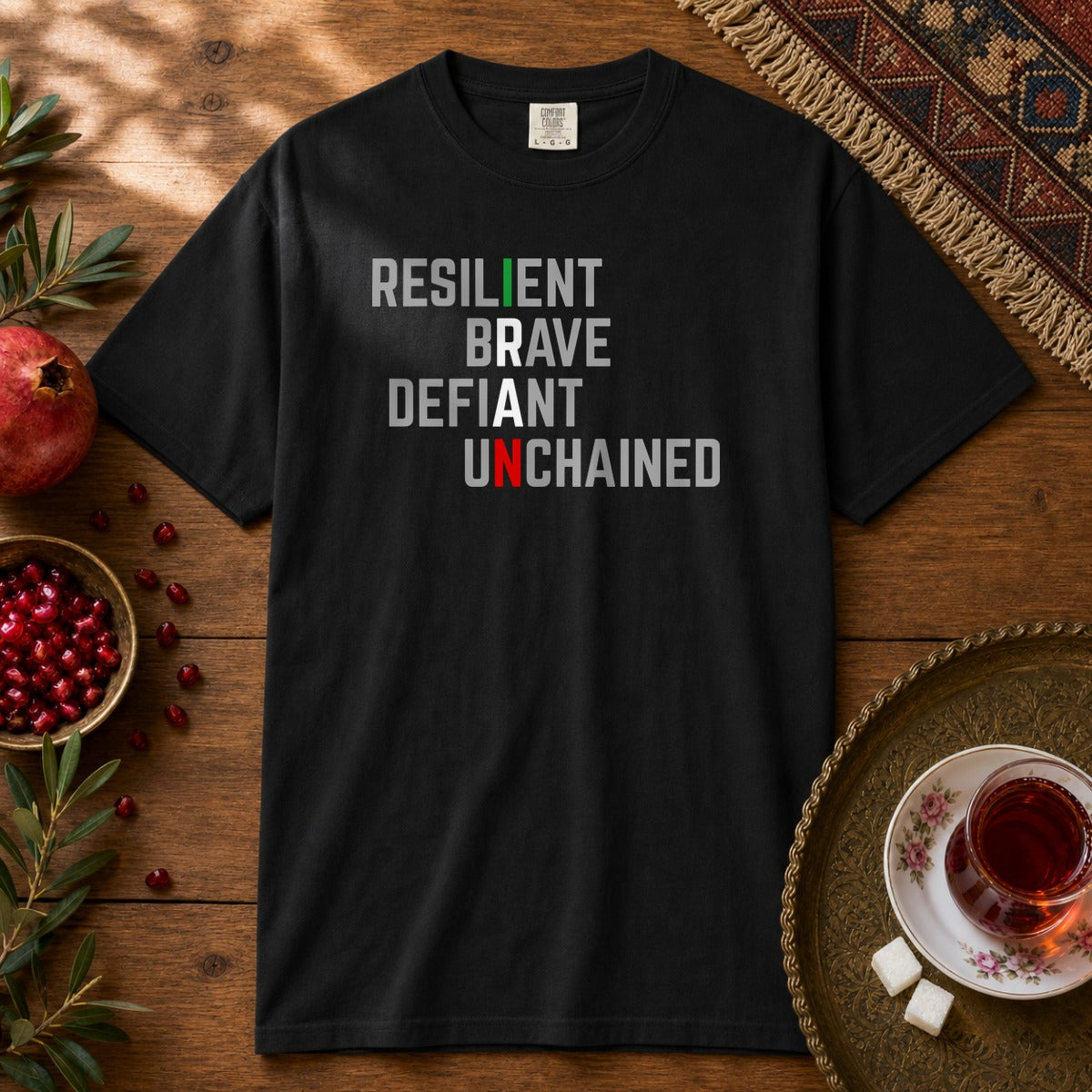 Iran Unchained Premium Tee - Black