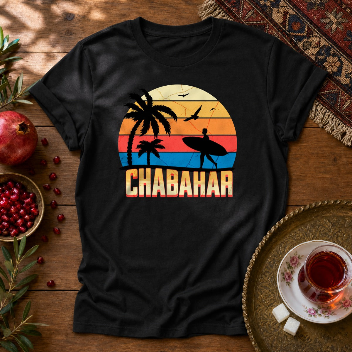 Chabahar Unisex T-Shirt - Black