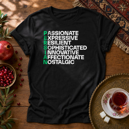 Persian Traits Unisex T-Shirt - Black