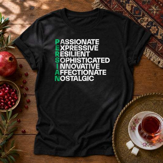 Persian Traits Unisex T-Shirt - Black