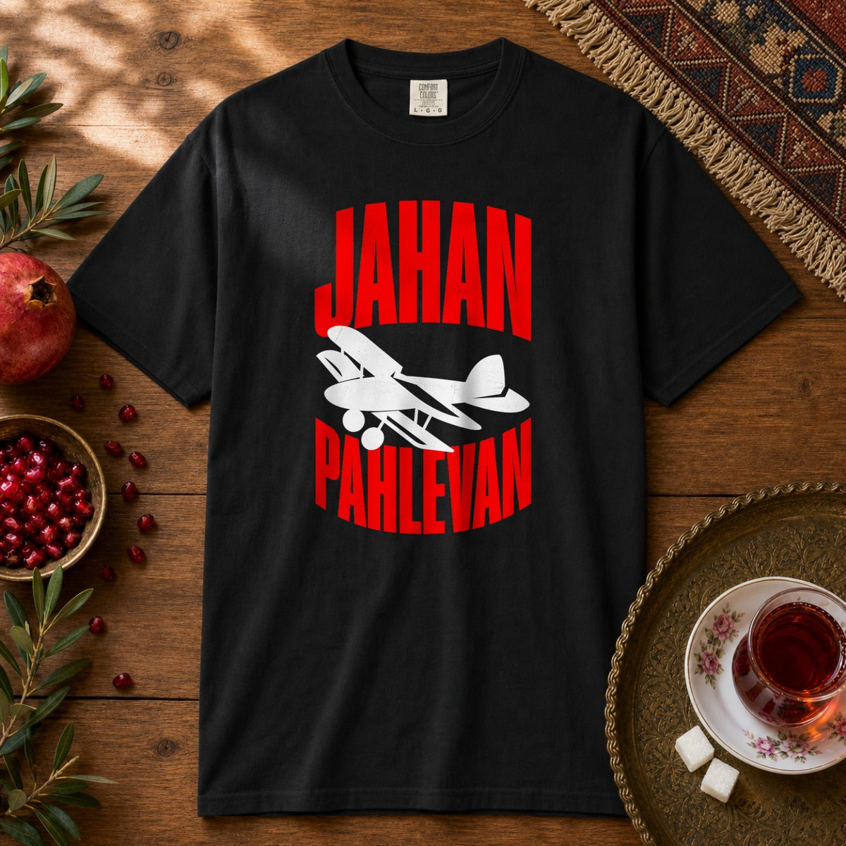 Jahan Pahlevan Premium Tee - Black