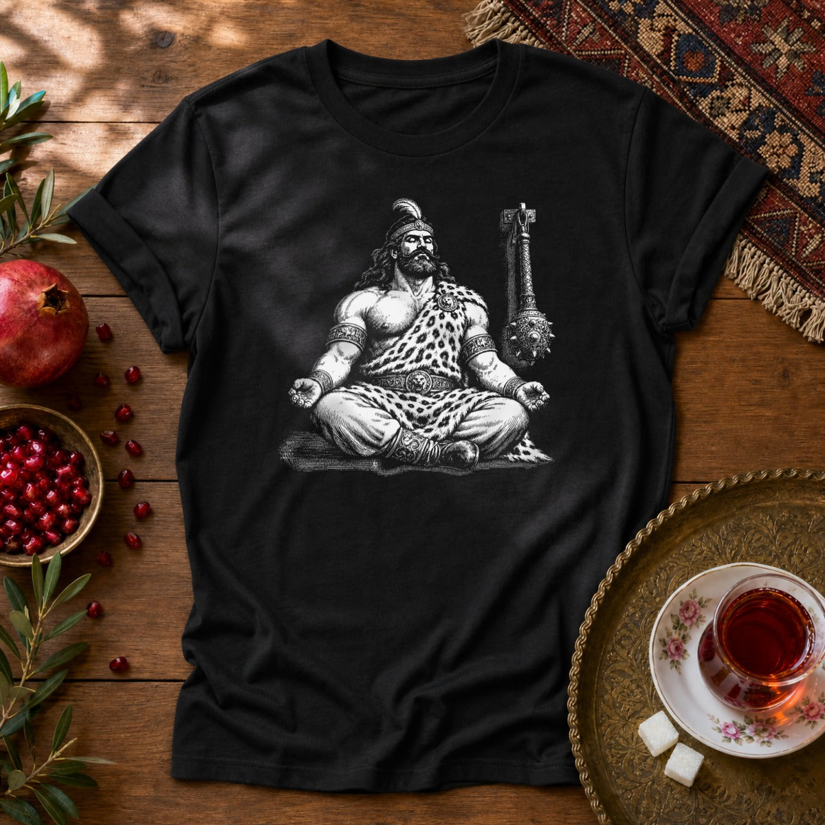 Meditating Rostam Unisex T-Shirt - Black