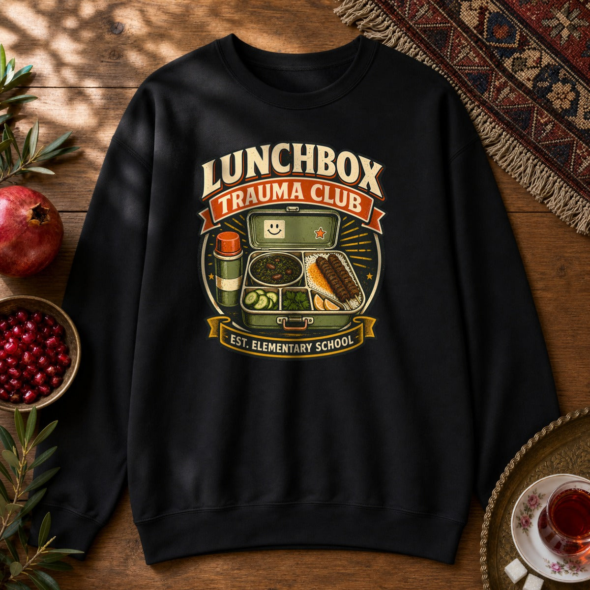 Lunchbox Trauma Club Sweatshirt - Black